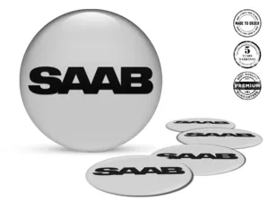 Saab Decalcomania Cerchio Stile Edizione Cupola Pregiata X